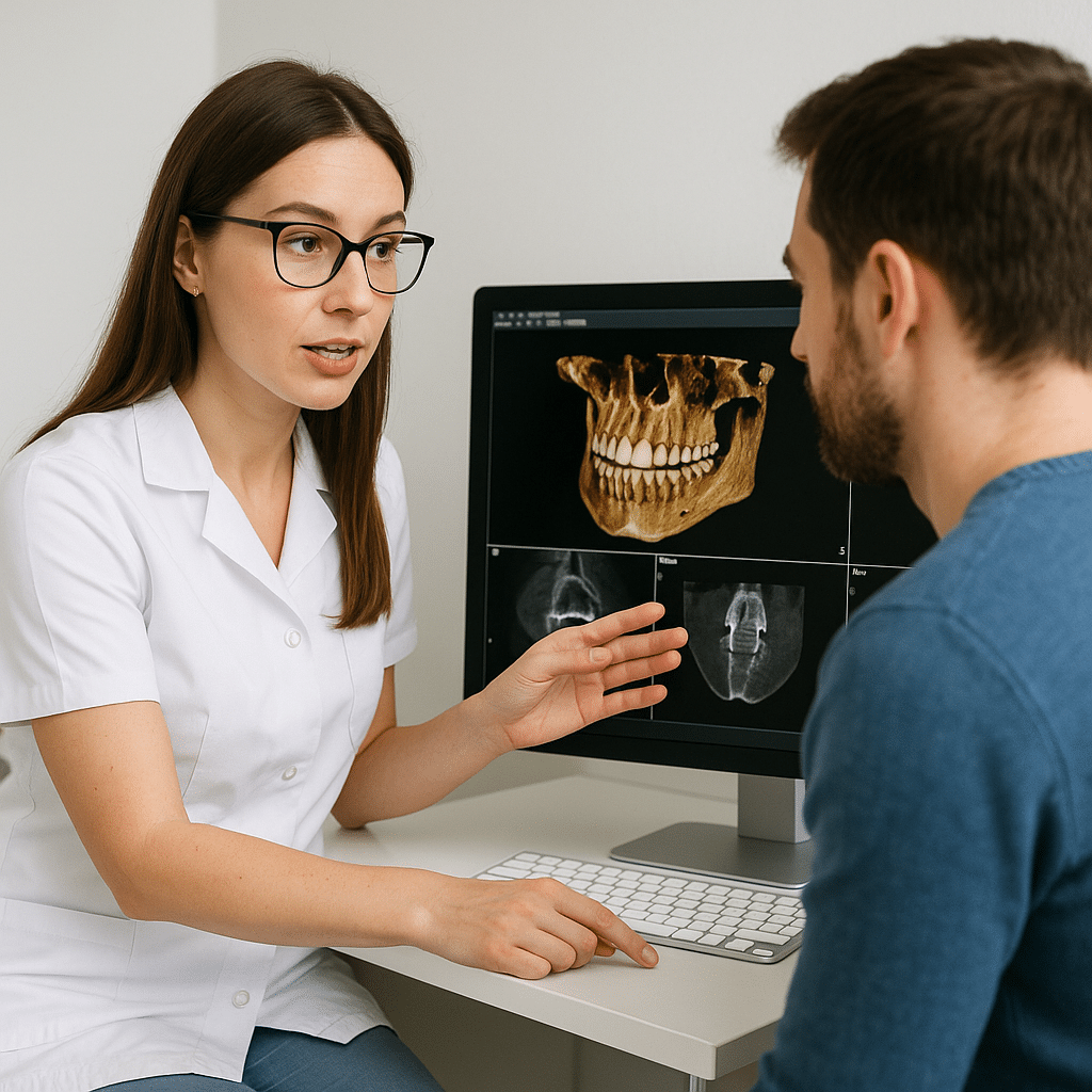 Tomografia 3d zębów w klinice Implantis Kraków