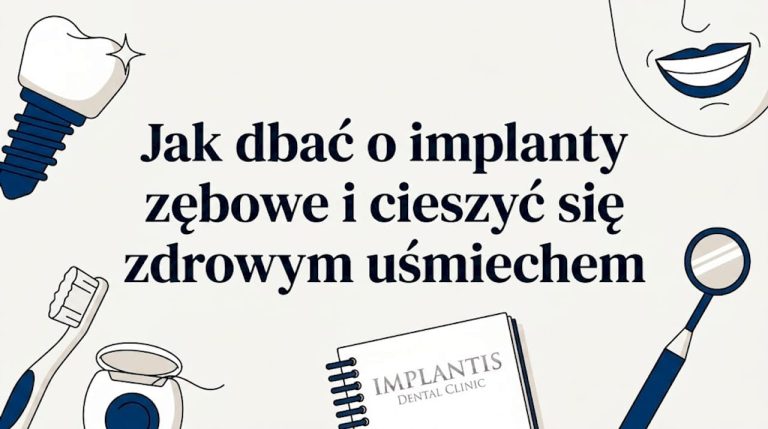 Grafika wektorowa z motywami związanymi z dbaniem o zdrowie zębów