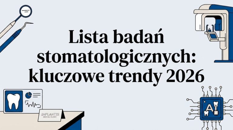 Ilustracja tytułowa o tematyce stomatologicznej