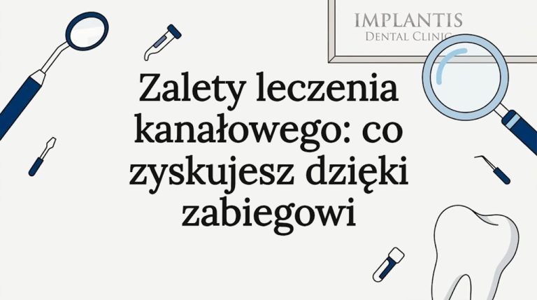 Plansza tytułowa do artykułu o leczeniu stomatologicznym