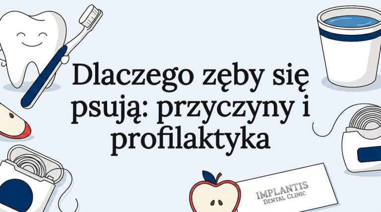 Ozdobna grafika na stronę tytułową z elementami nawiązującymi do stomatologii